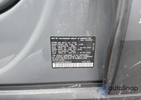 2024 Volkswagen Id.4 Awd Pro S from USA, damaged, VIN 1V2WSPE80RC006502